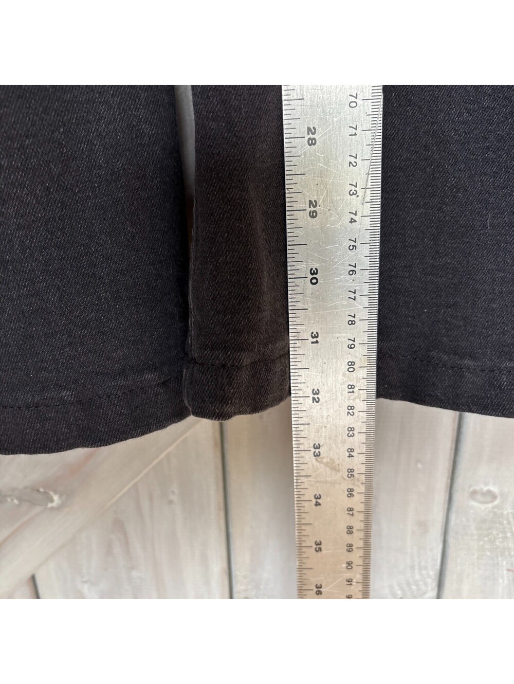 Gap ’70s Flare High Rise Jeans Size 14 Tall | Dark Wash Stretch Denim - Picture 3 of 6